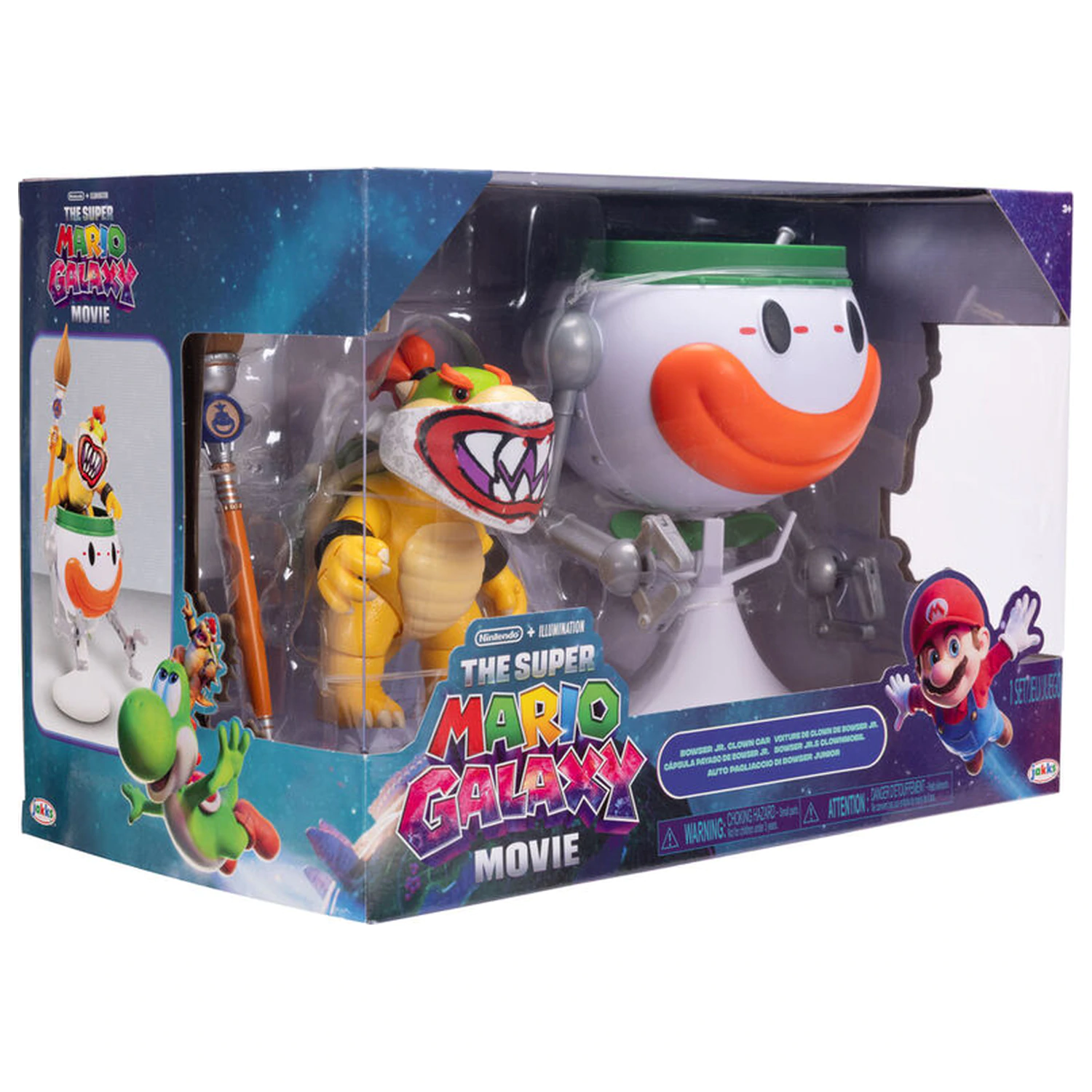 Super Mario Bros - Super Mario Galaxy Movie Bowser Jr. Clown Car figurină poza produsului