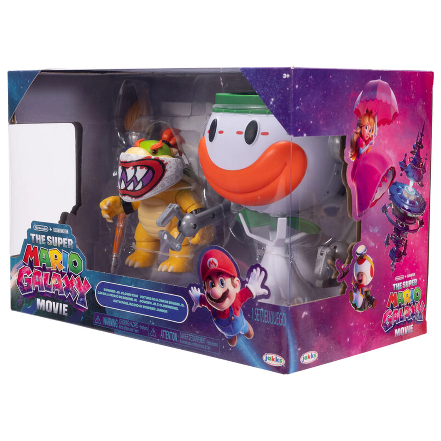 Super Mario Bros - Super Mario Galaxy Movie Bowser Jr. Clown Car figurină poza produsului