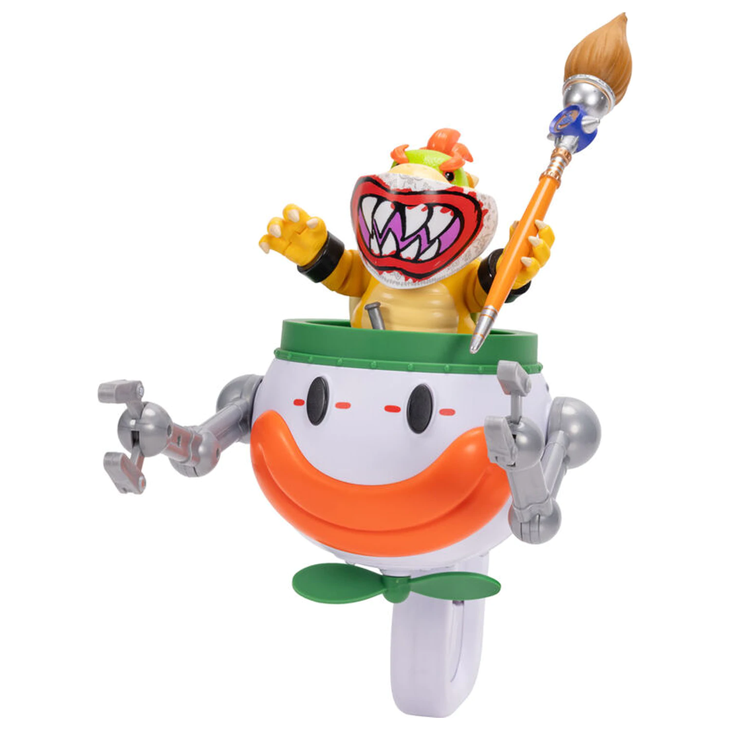 Super Mario Bros - Super Mario Galaxy Movie Bowser Jr. Clown Car figurină poza produsului