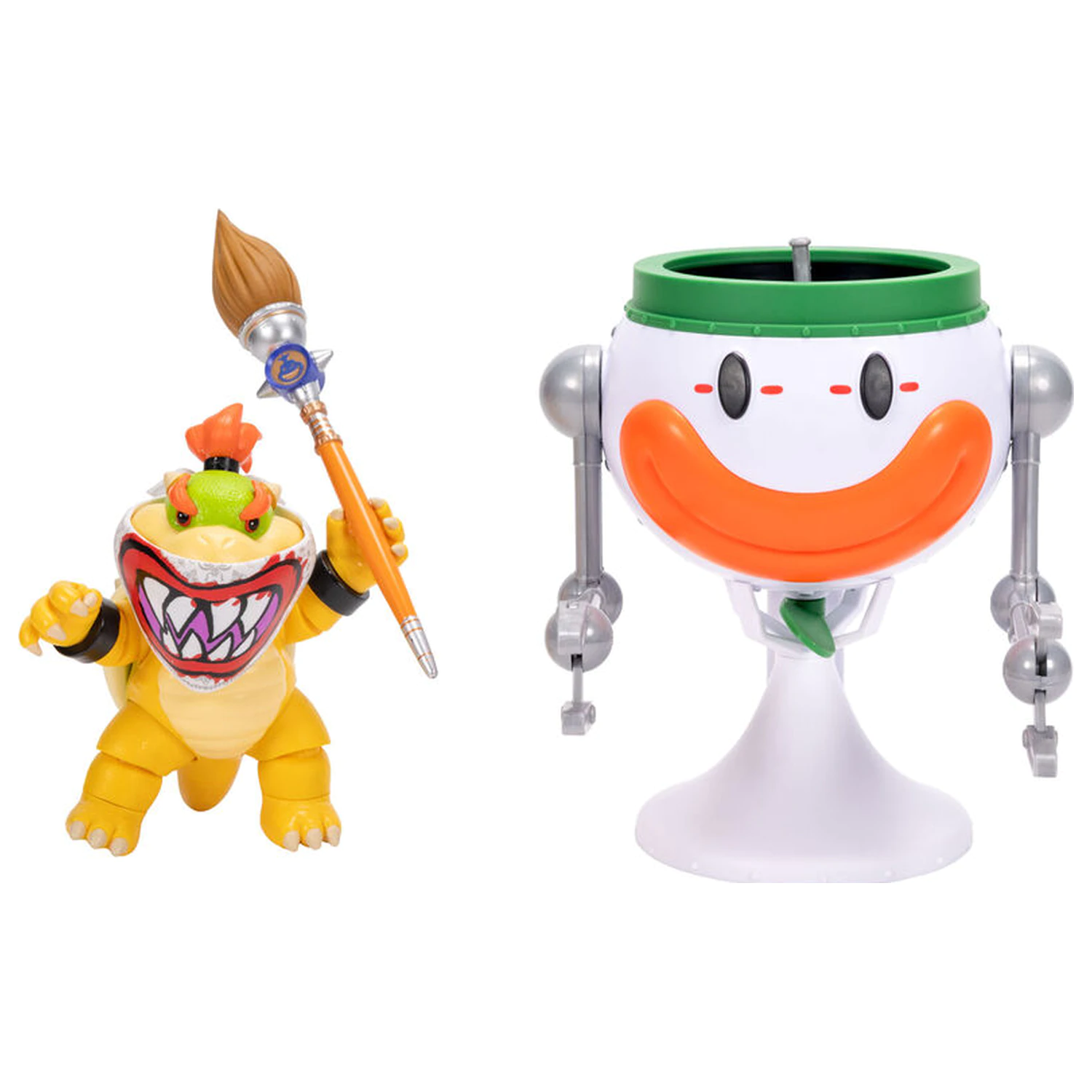 Super Mario Bros - Super Mario Galaxy Movie Bowser Jr. Clown Car figurină poza produsului