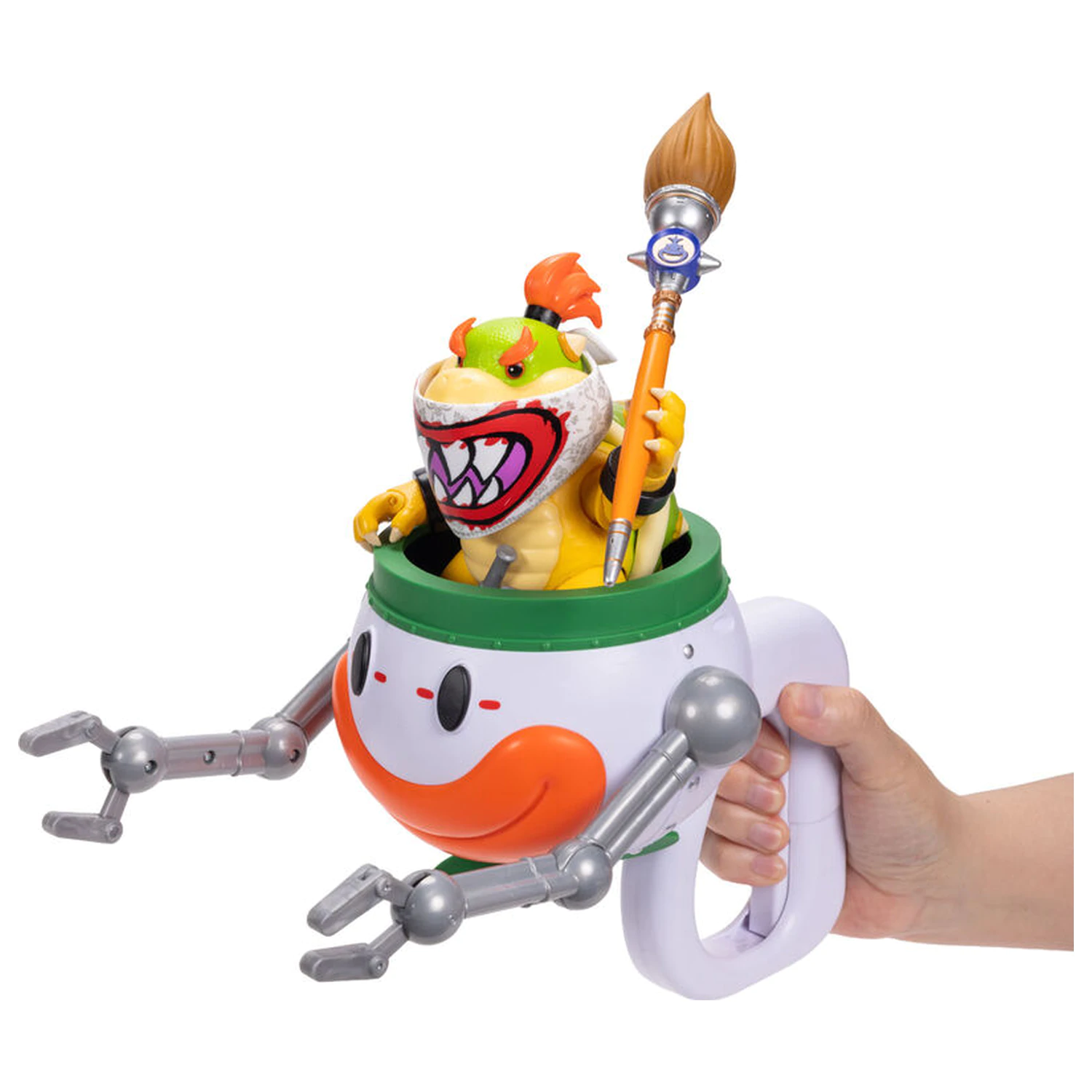 Super Mario Bros - Super Mario Galaxy Movie Bowser Jr. Clown Car figurină poza produsului