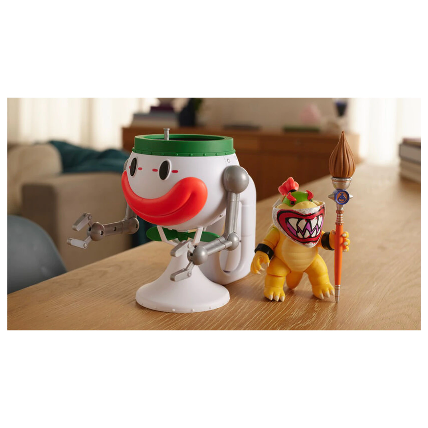 Super Mario Bros - Super Mario Galaxy Movie Bowser Jr. Clown Car figurină poza produsului