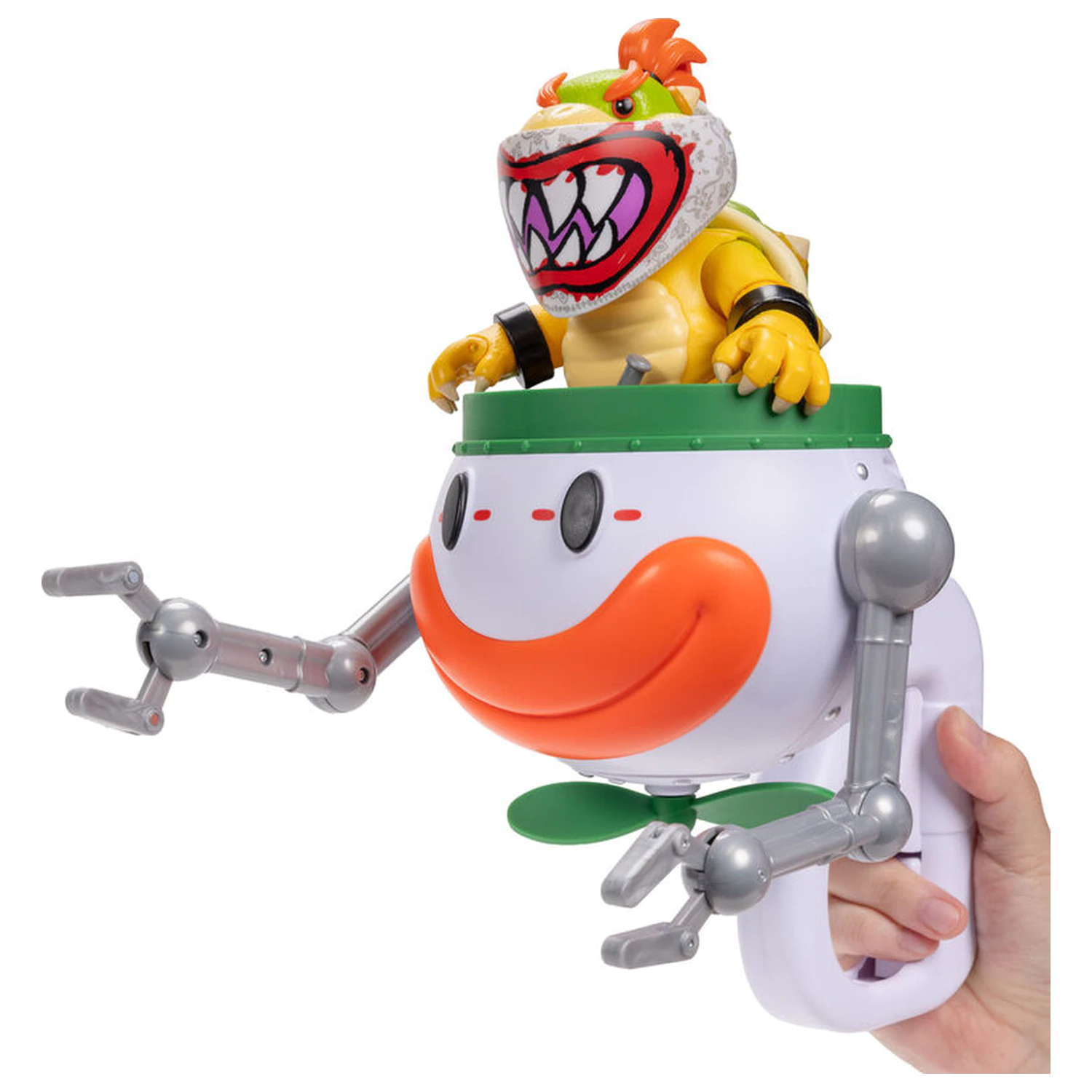 Super Mario Bros - Super Mario Galaxy Movie Bowser Jr. Clown Car figurină poza produsului