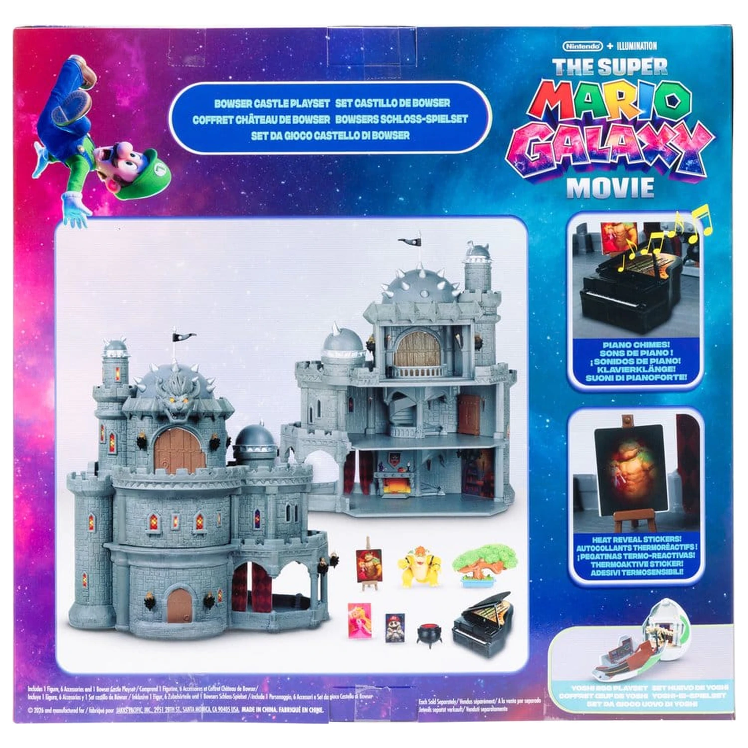 Super Mario Bros - Super Mario Galaxy Movie Set de joaca deluxe poza produsului