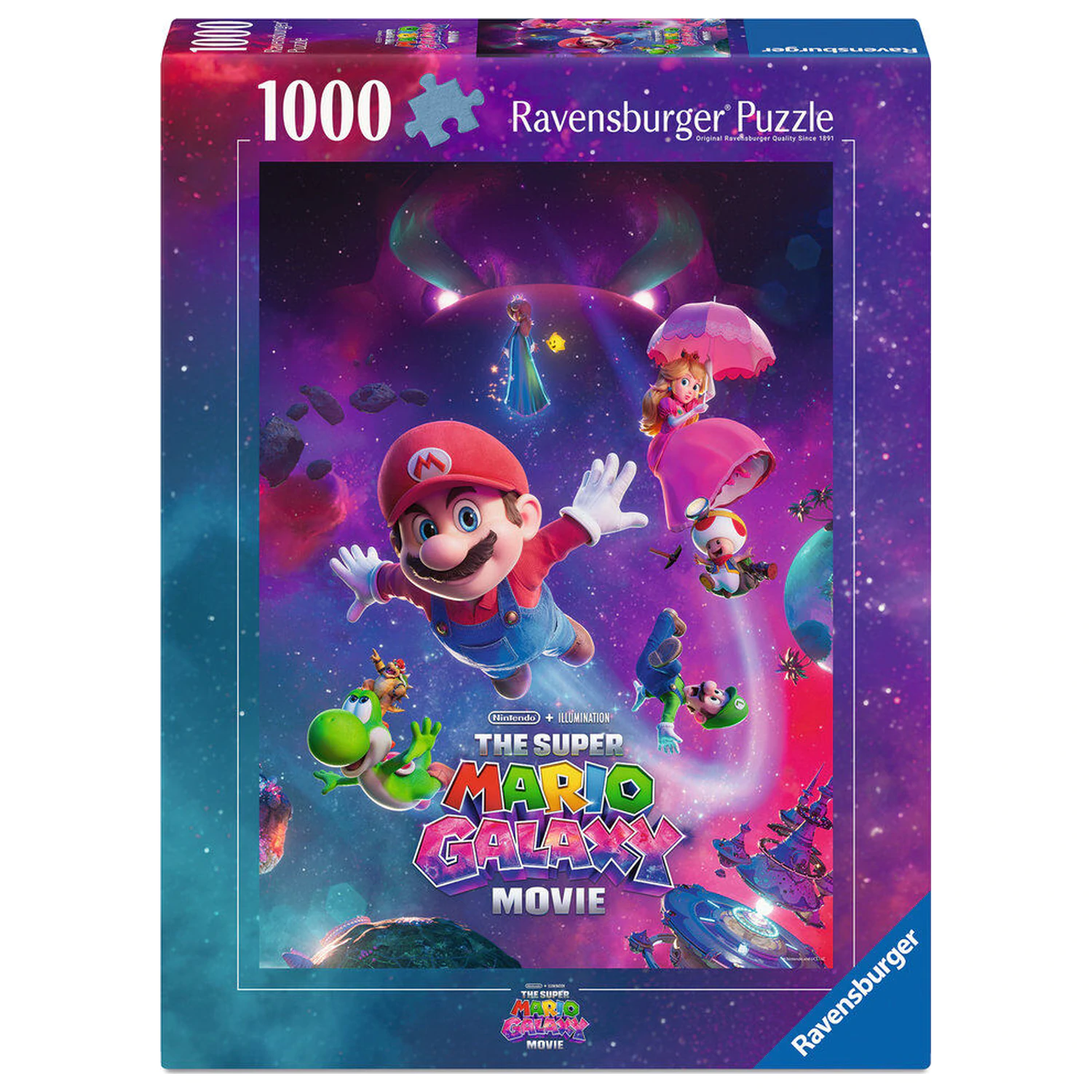 Super Mario Bros - Super Mario Galaxy Movie puzzle 1000 de piese poza produsului