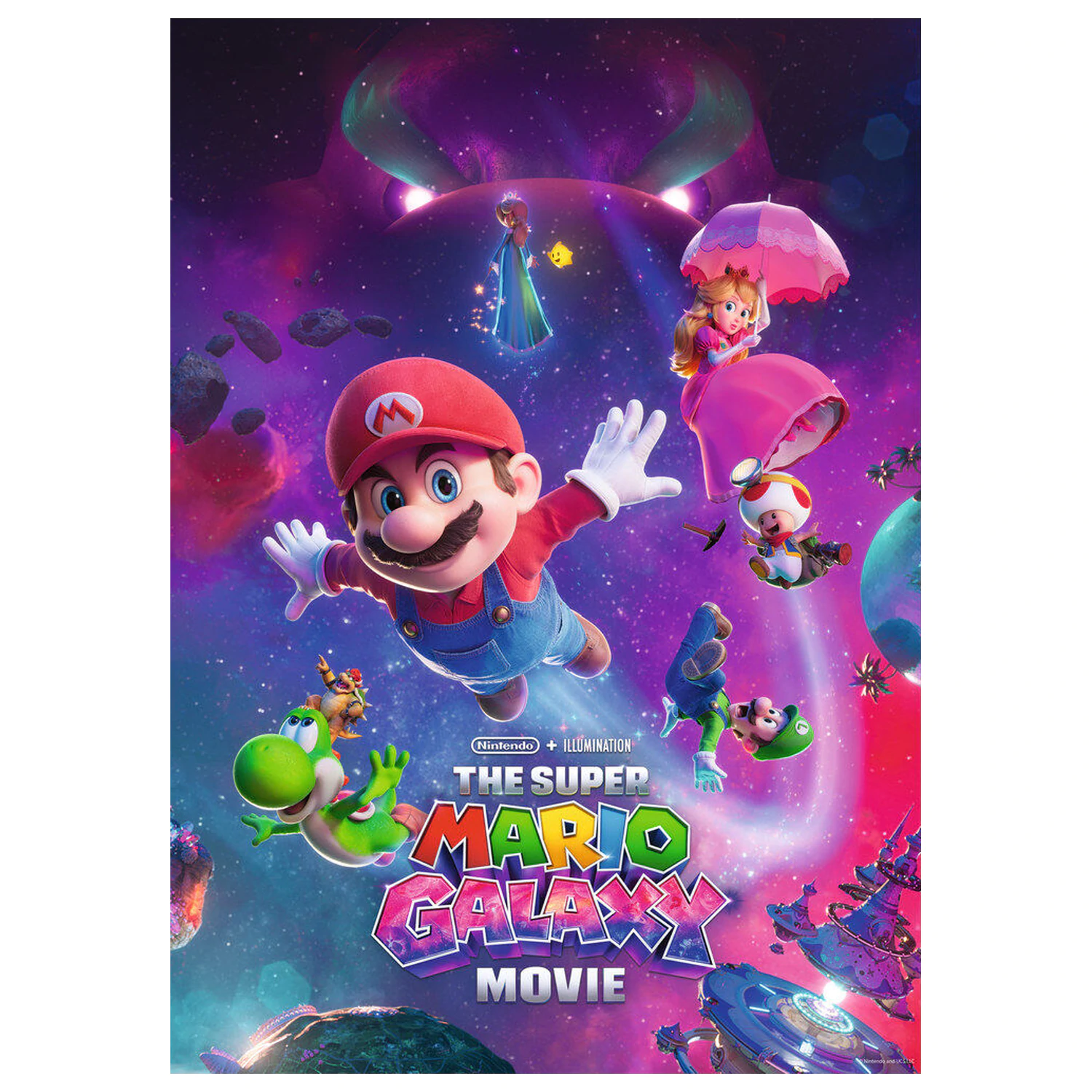 Super Mario Bros - Super Mario Galaxy Movie puzzle 1000 de piese poza produsului