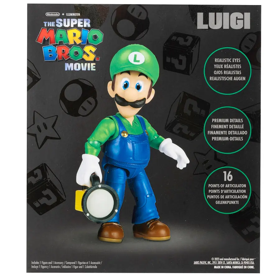 The Super Mario Bros. Movie Figurină de Acțiune Luigi 13 cm poza produsului