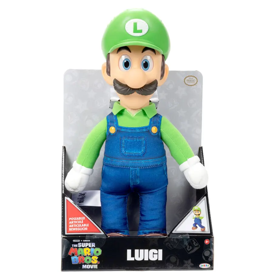 The Super Mario Bros. Movie Figurina de pluș Luigi 30 cm poza produsului