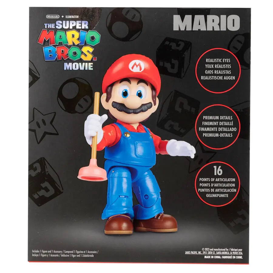 The Super Mario Bros. Movie Action Figure Mario 13 cm figurină de acțiune poza produsului