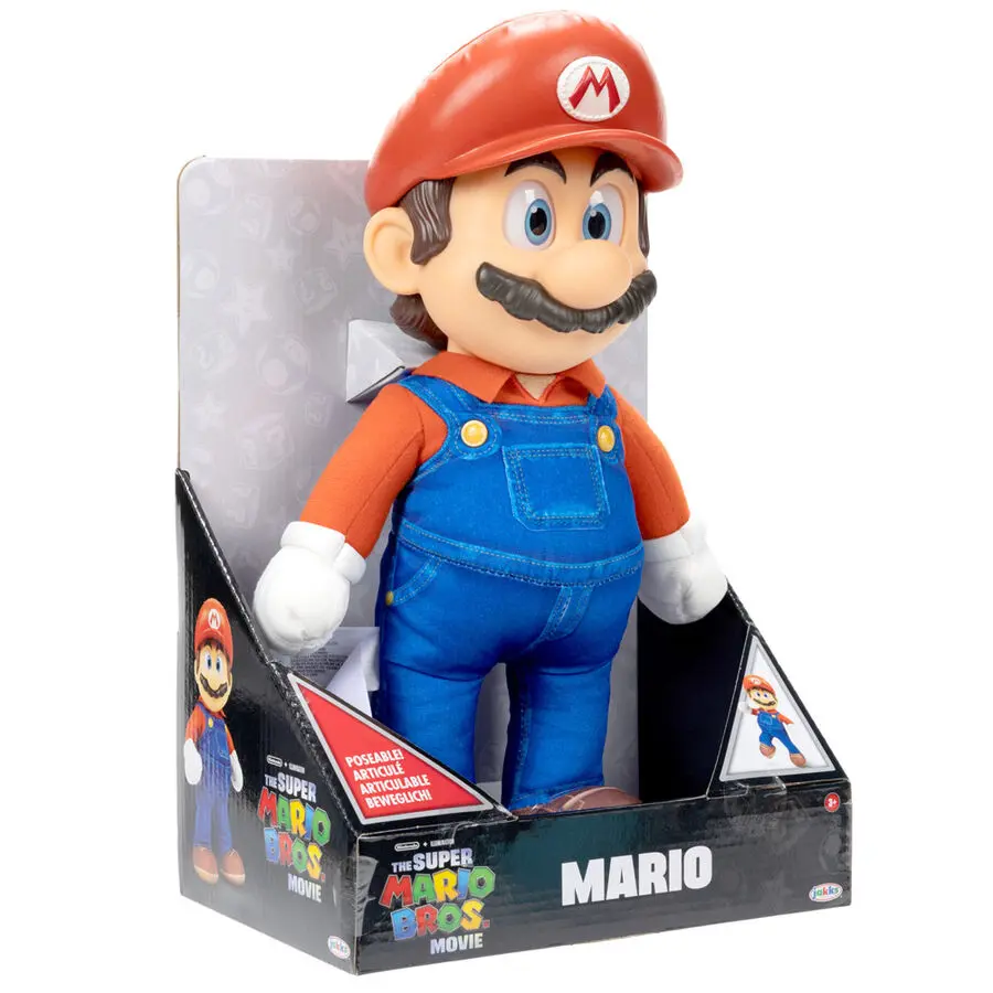 The Super Mario Bros. Movie Figurina de pluș Mario 30 cm poza produsului