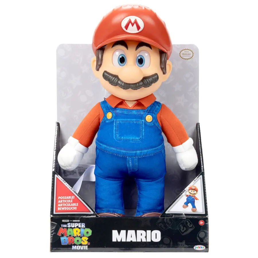 The Super Mario Bros. Movie Figurina de pluș Mario 30 cm poza produsului