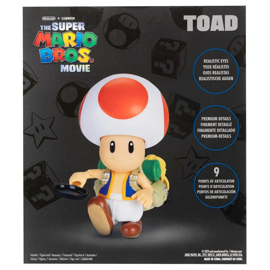 The Super Mario Bros. Movie Figurina de acțiune Toad 13 cm poza produsului