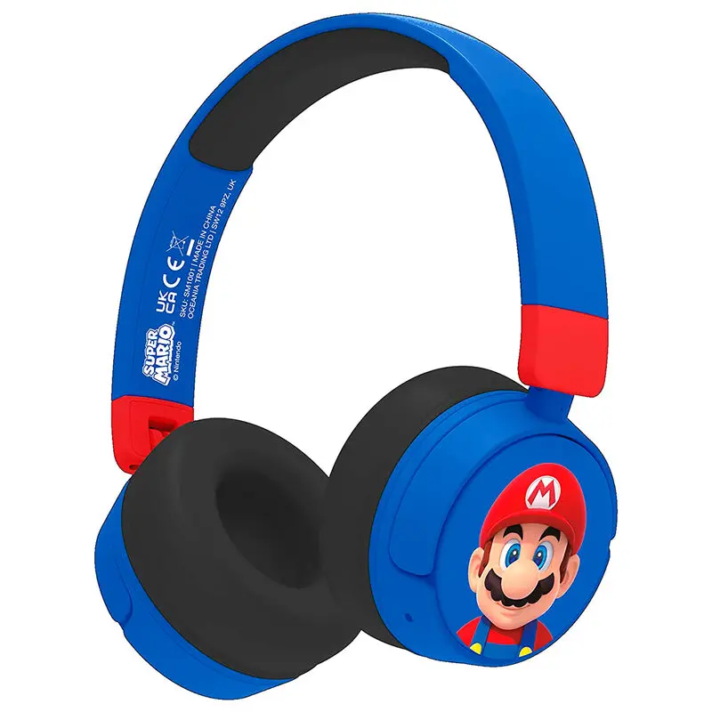 Căști wireless pentru copii Super Mario Bros poza produsului