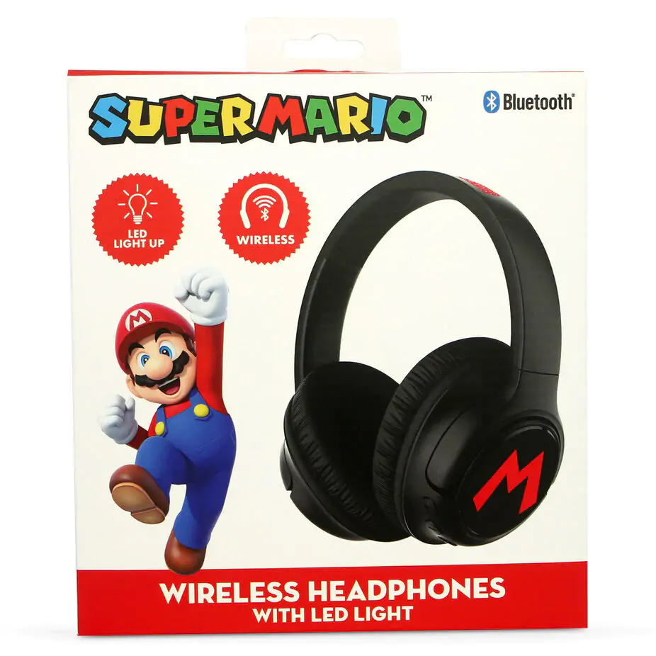 Căști wireless LED Super Mario Bros poza produsului