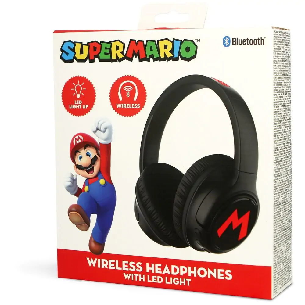 Căști wireless LED Super Mario Bros poza produsului