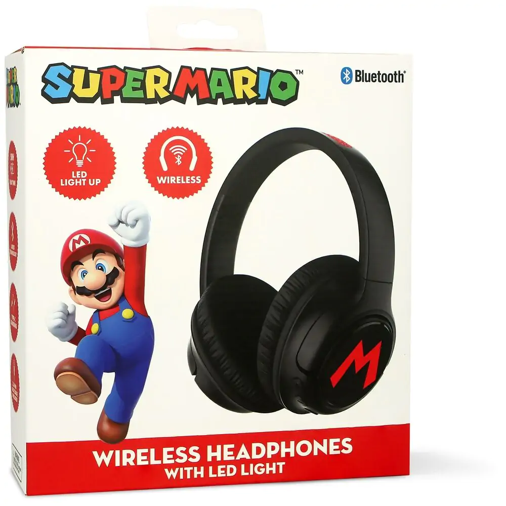 Căști wireless LED Super Mario Bros poza produsului