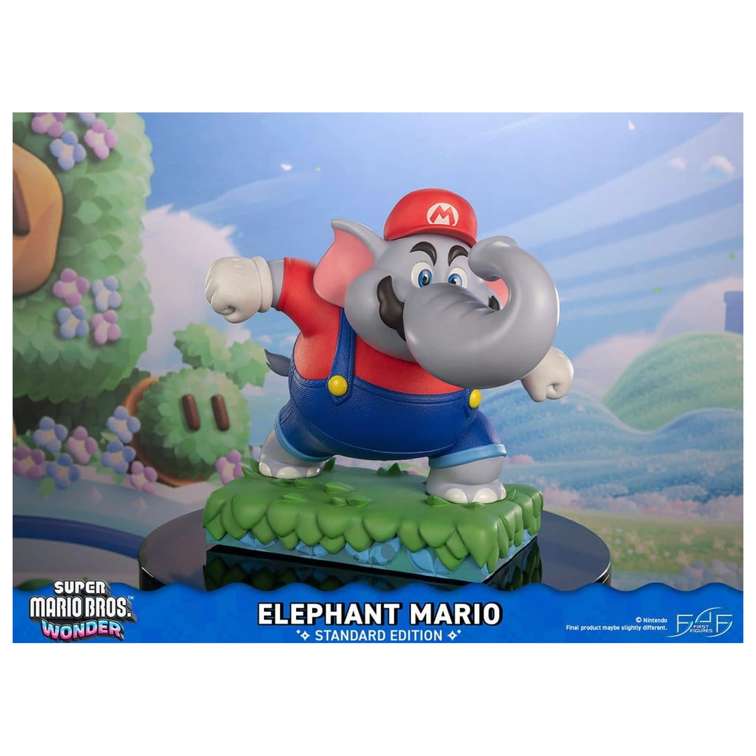 Super Mario Bros. Wonder Resin Statuie Elephant Mario Standard Edition 43 cm poza produsului