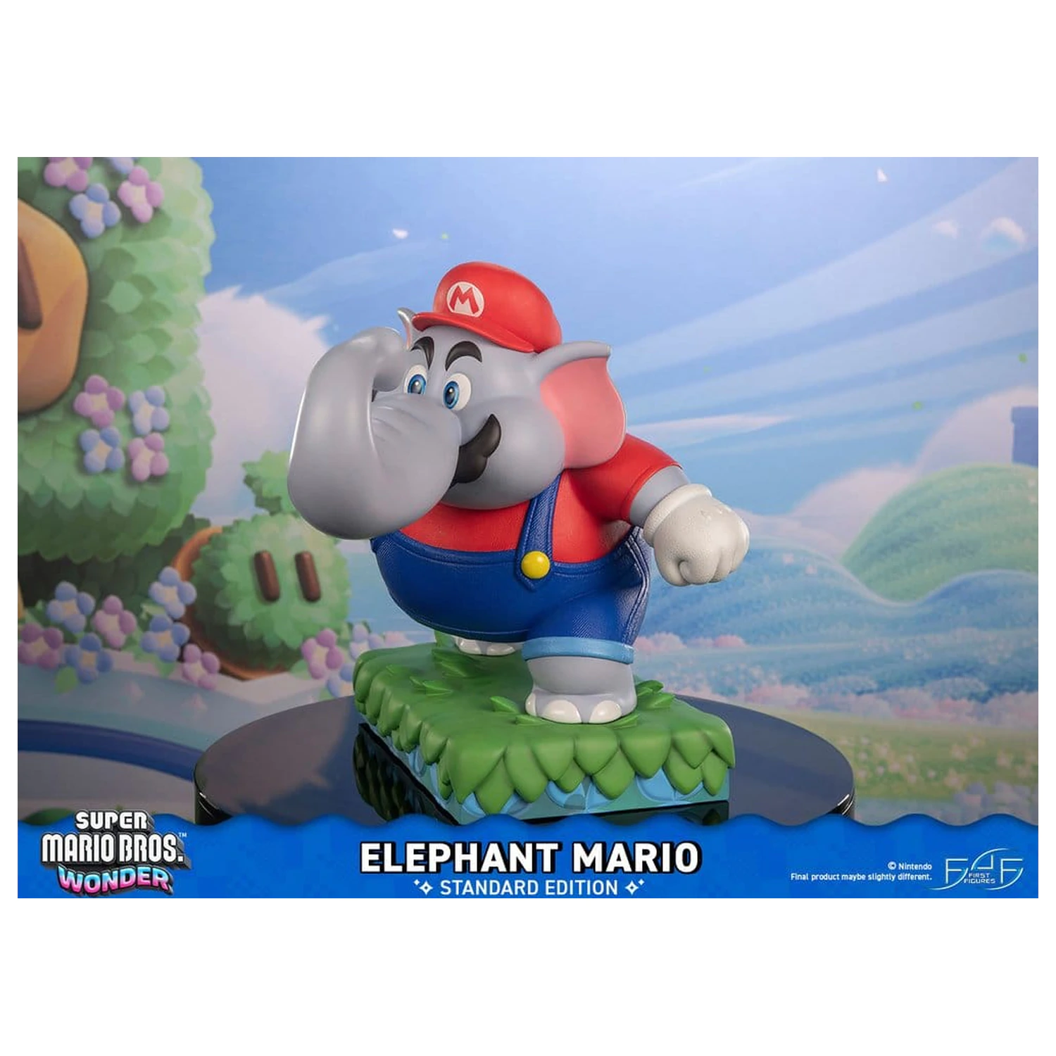 Super Mario Bros. Wonder Resin Statuie Elephant Mario Standard Edition 43 cm poza produsului