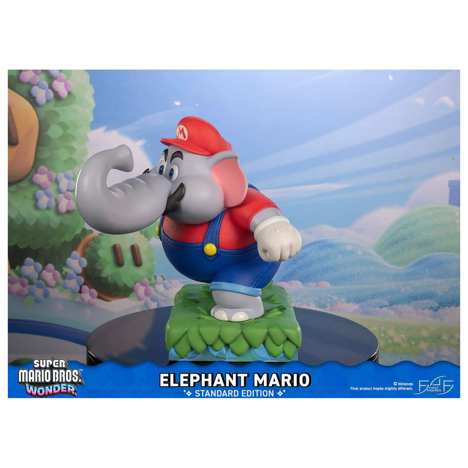 Super Mario Bros. Wonder Resin Statuie Elephant Mario Standard Edition 43 cm poza produsului