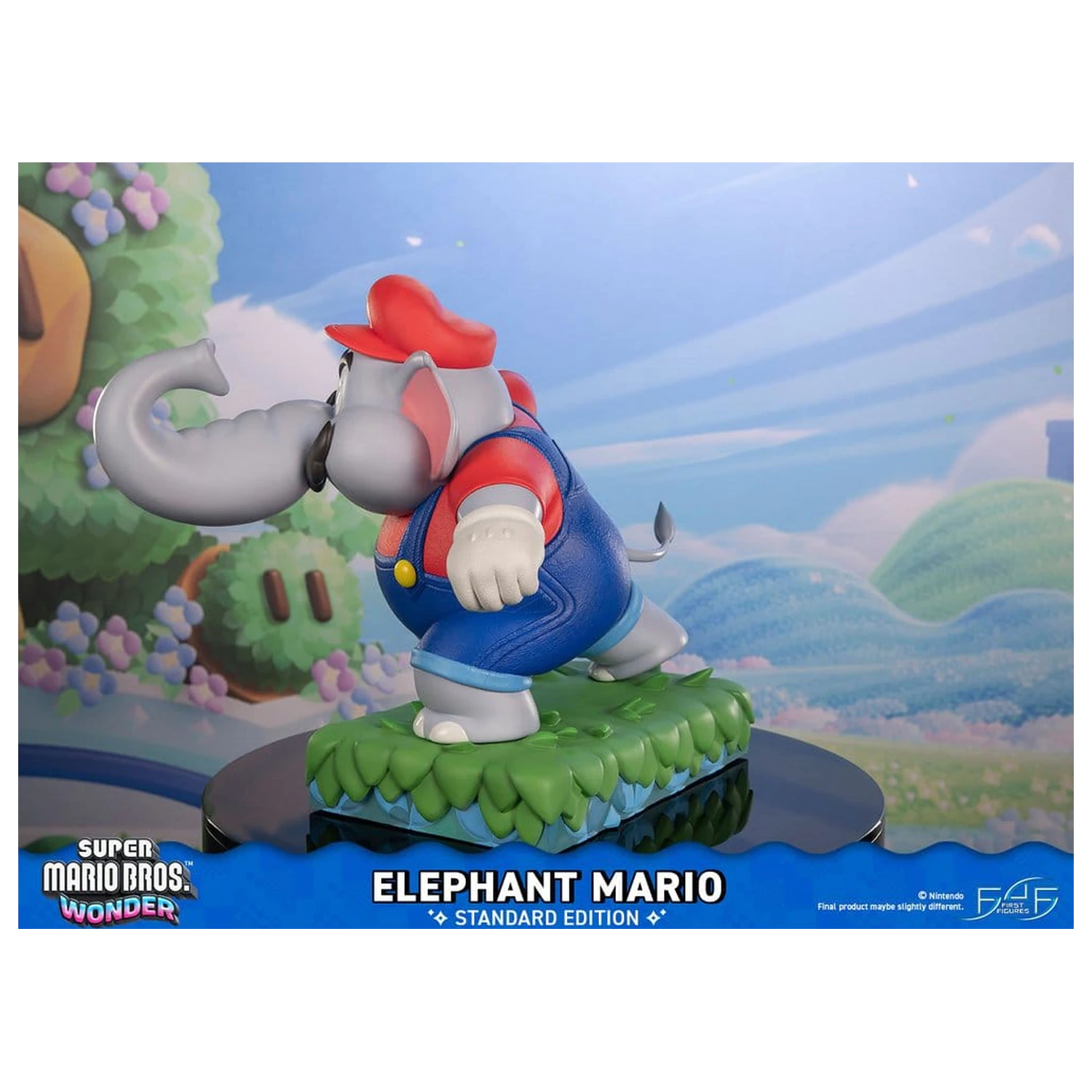 Super Mario Bros. Wonder Resin Statuie Elephant Mario Standard Edition 43 cm poza produsului