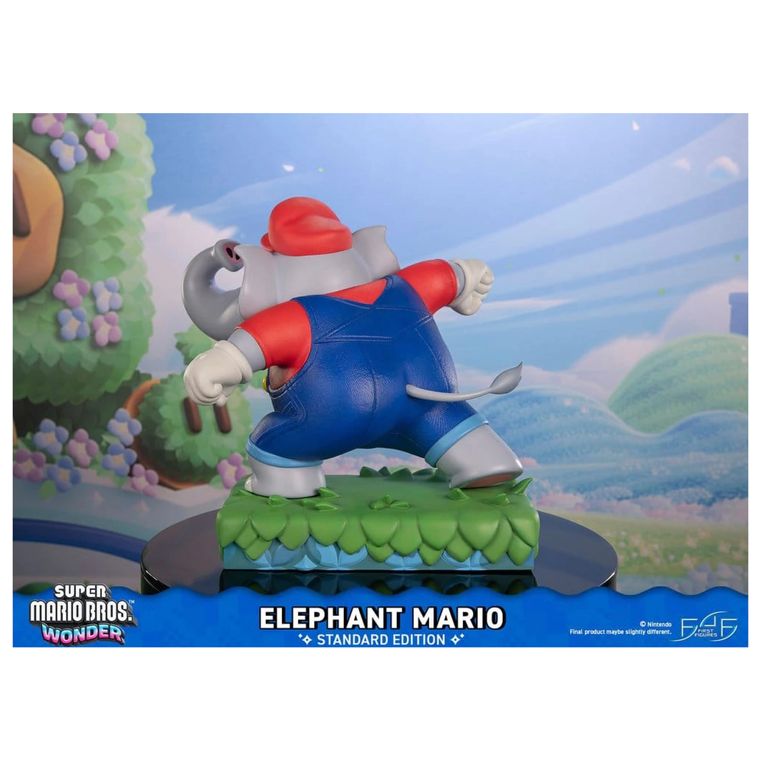 Super Mario Bros. Wonder Resin Statuie Elephant Mario Standard Edition 43 cm poza produsului