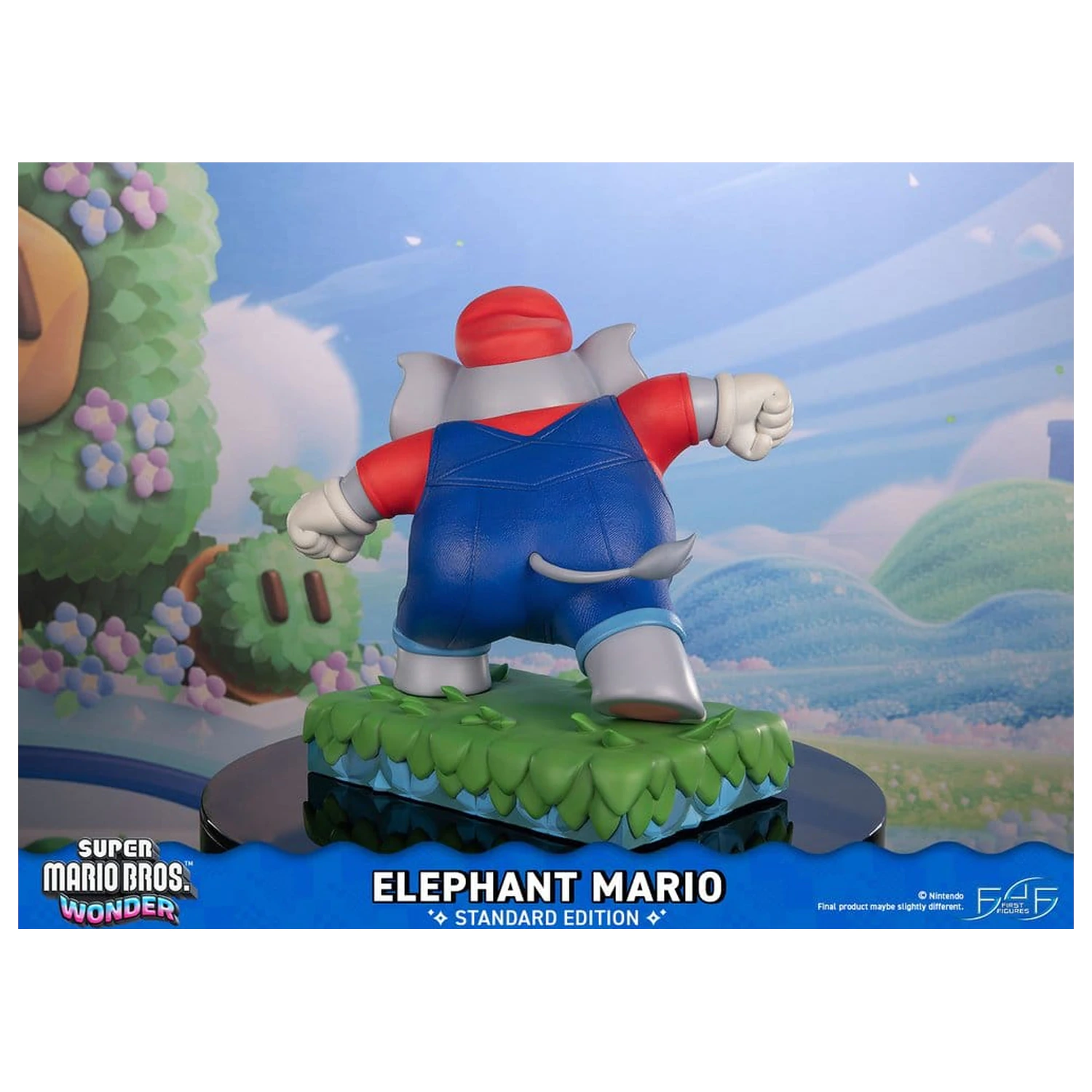 Super Mario Bros. Wonder Resin Statuie Elephant Mario Standard Edition 43 cm poza produsului