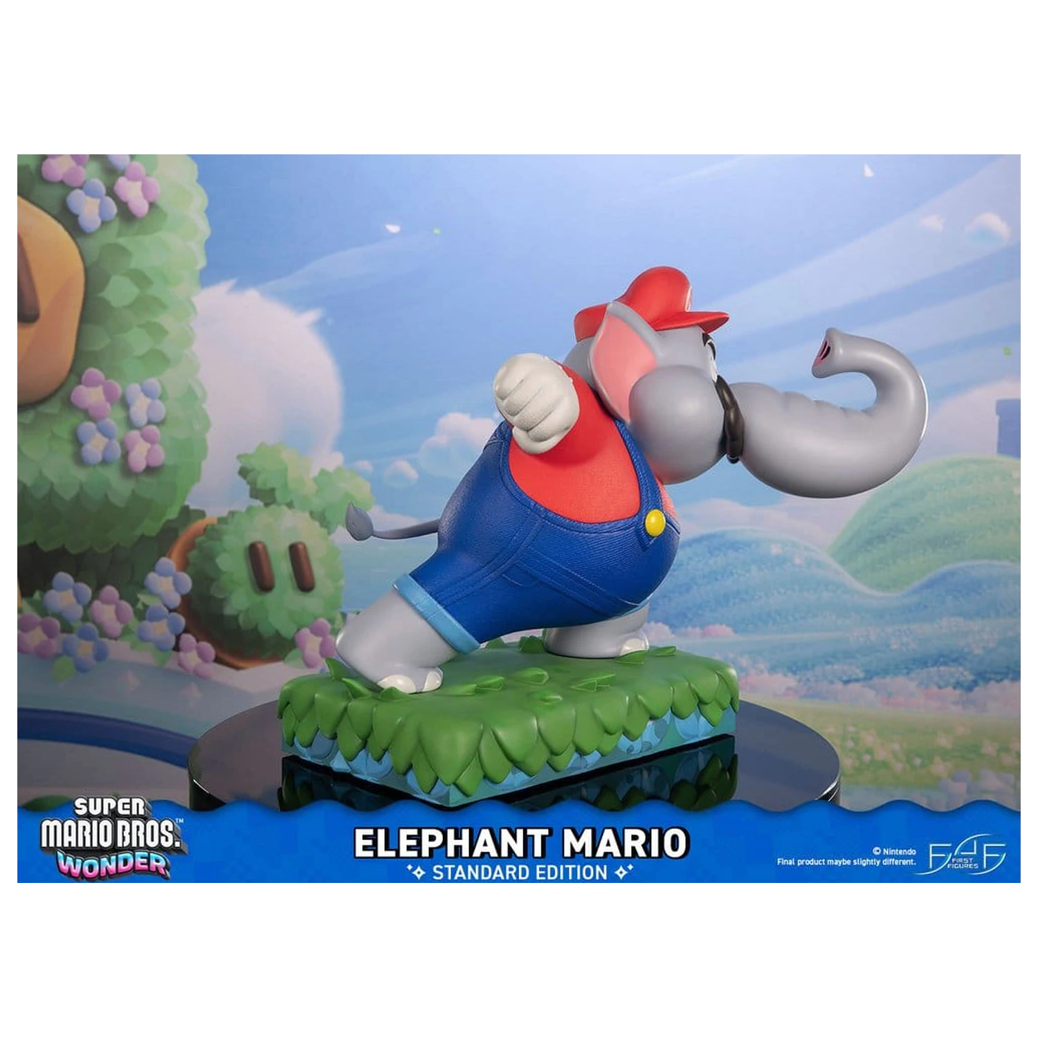 Super Mario Bros. Wonder Resin Statuie Elephant Mario Standard Edition 43 cm poza produsului