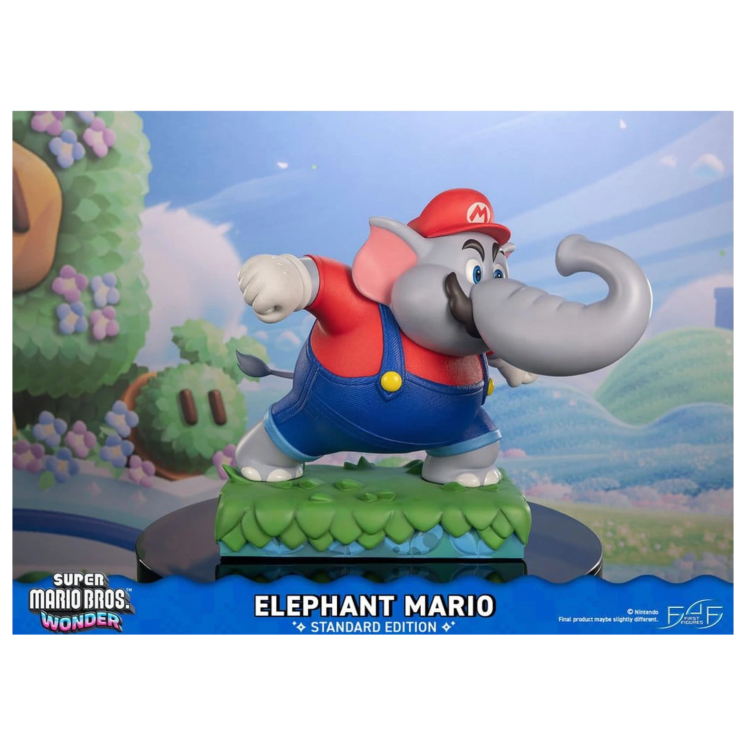 Super Mario Bros. Wonder Resin Statuie Elephant Mario Standard Edition 43 cm poza produsului