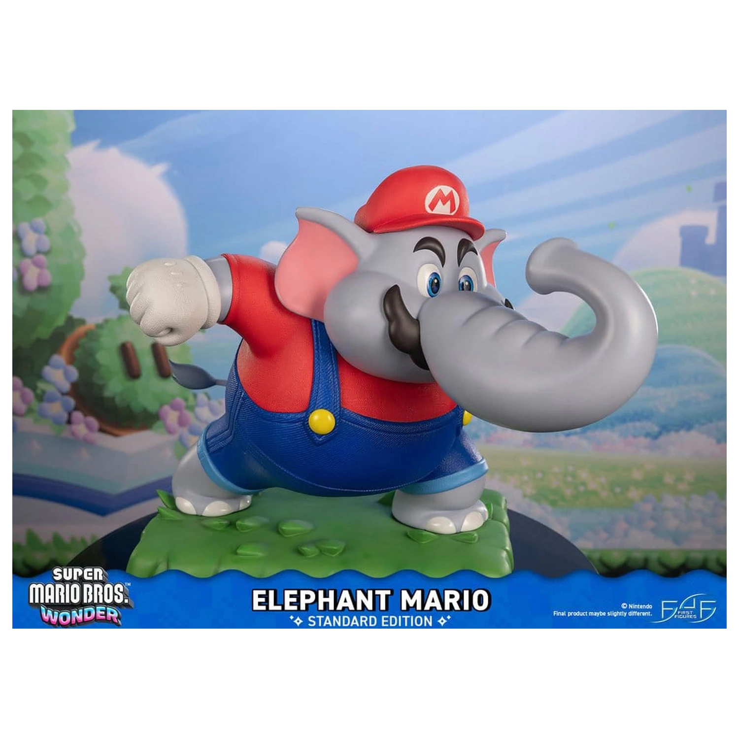Super Mario Bros. Wonder Resin Statuie Elephant Mario Standard Edition 43 cm poza produsului
