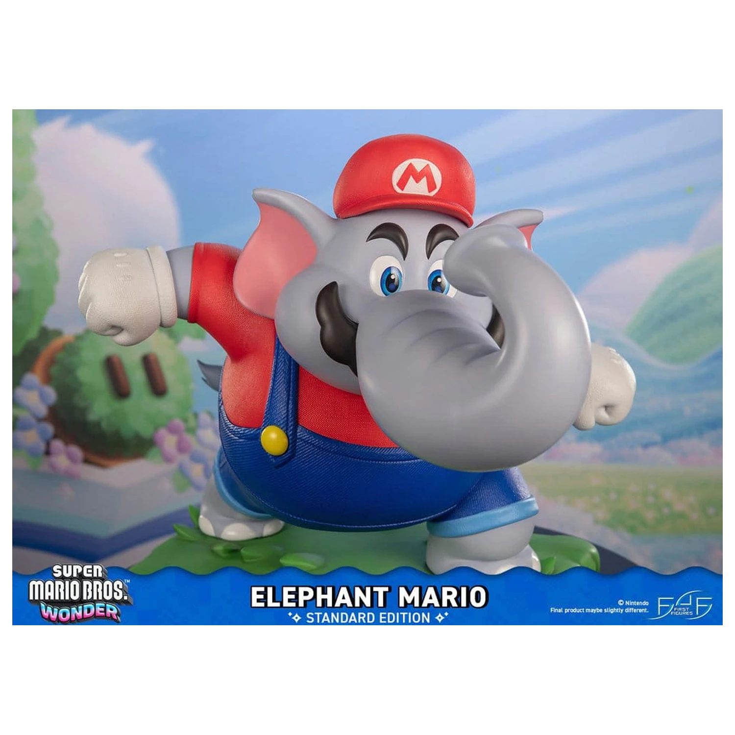 Super Mario Bros. Wonder Resin Statuie Elephant Mario Standard Edition 43 cm poza produsului