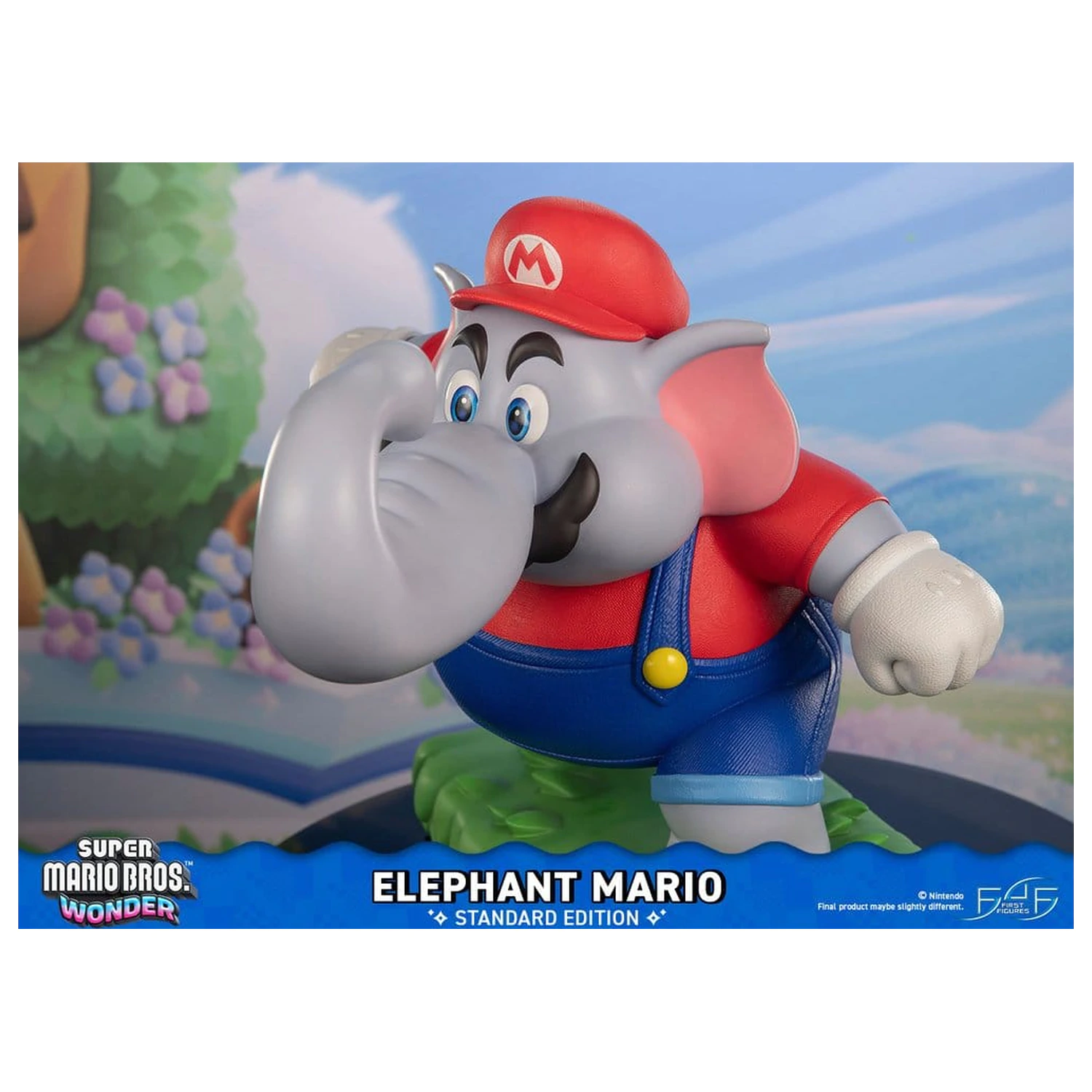 Super Mario Bros. Wonder Resin Statuie Elephant Mario Standard Edition 43 cm poza produsului