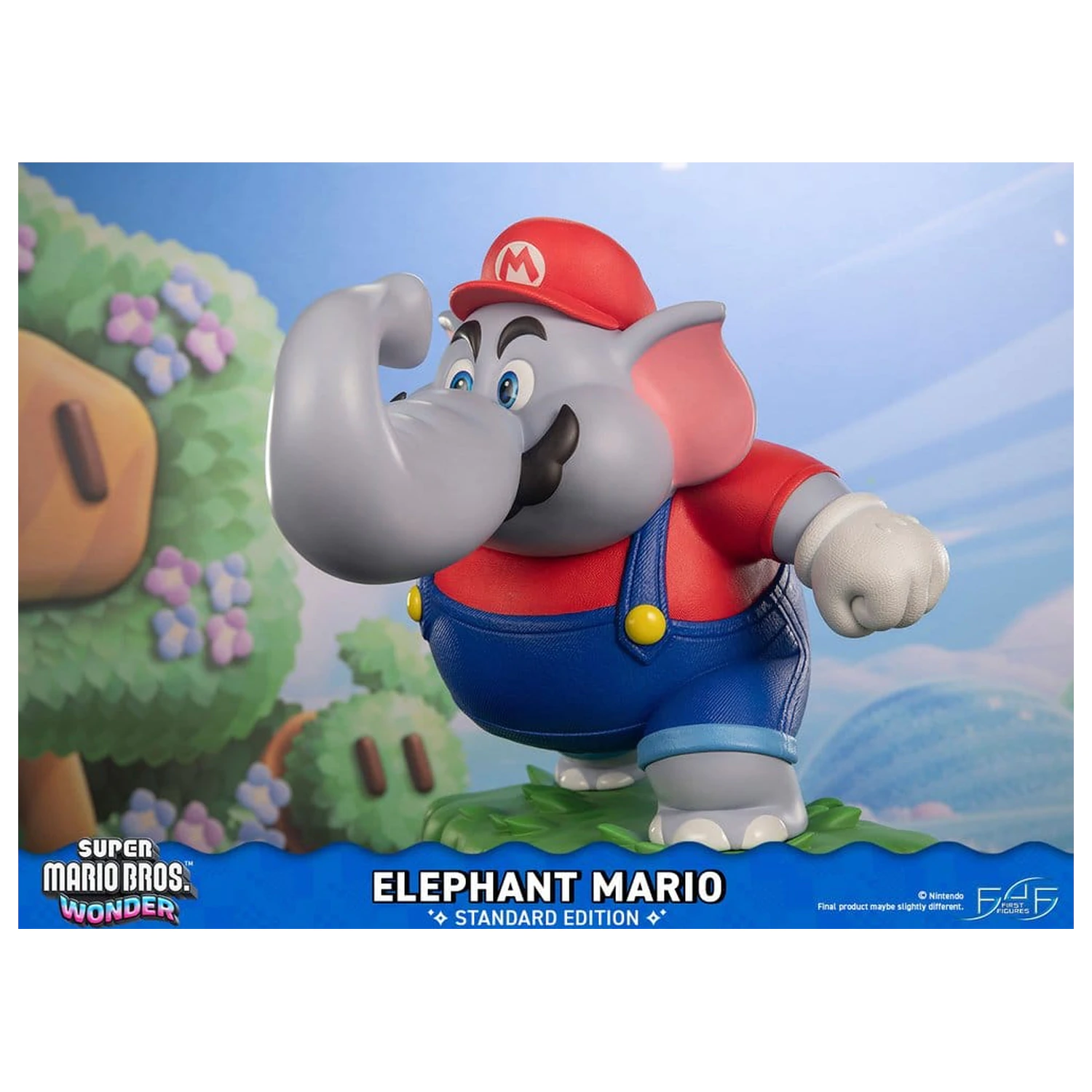 Super Mario Bros. Wonder Resin Statuie Elephant Mario Standard Edition 43 cm poza produsului