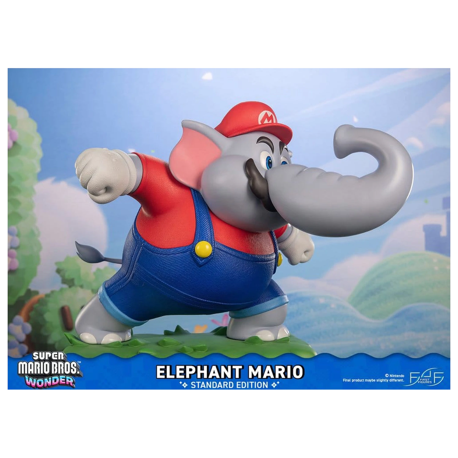 Super Mario Bros. Wonder Resin Statuie Elephant Mario Standard Edition 43 cm poza produsului