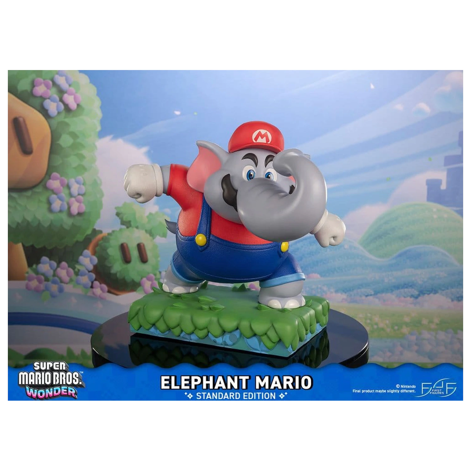 Super Mario Bros. Wonder Resin Statuie Elephant Mario Standard Edition 43 cm poza produsului