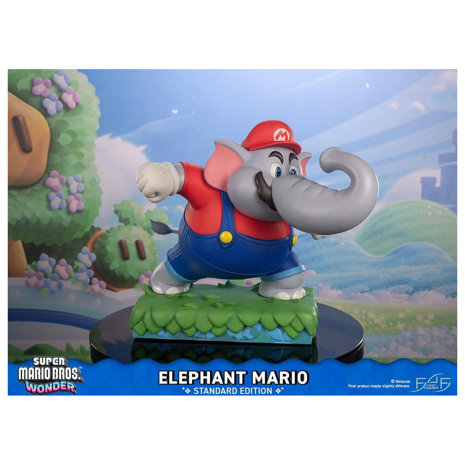Super Mario Bros. Wonder Resin Statuie Elephant Mario Standard Edition 43 cm poza produsului
