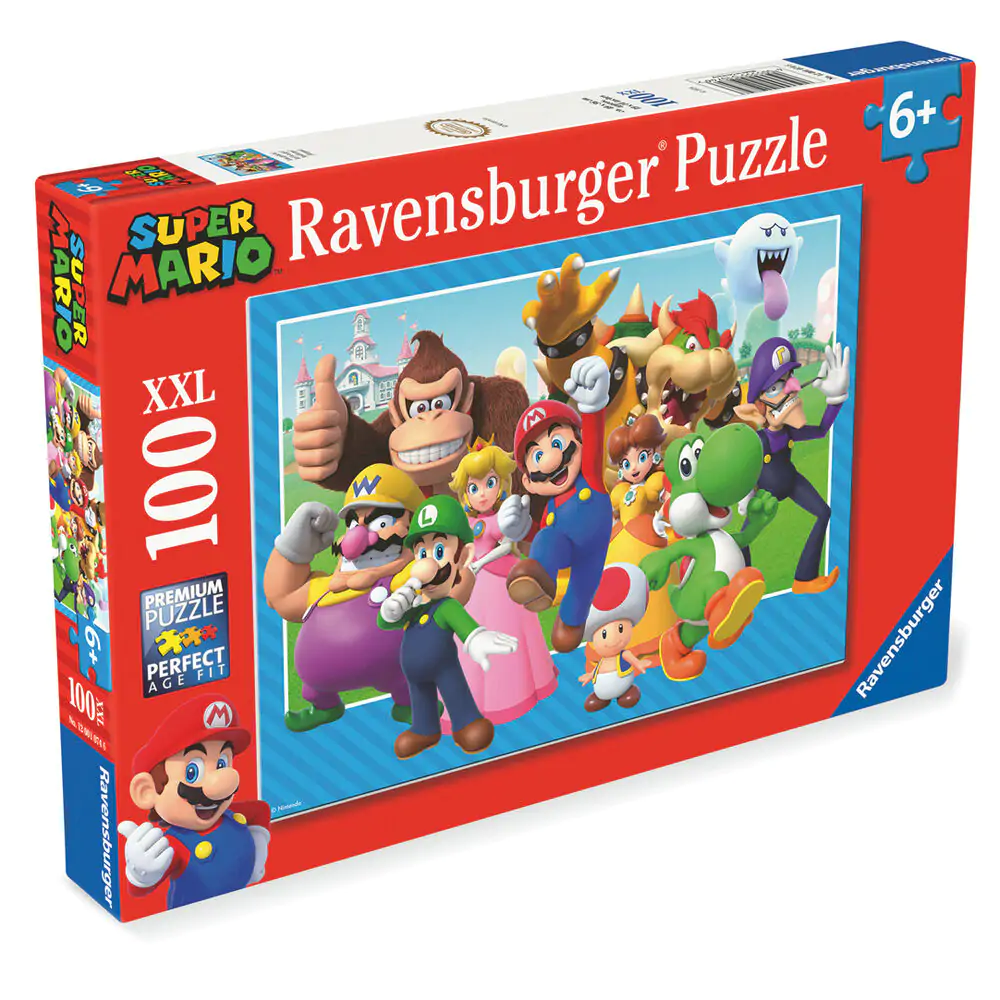 Super Mario Bros XXL puzzle 100 piese poza produsului