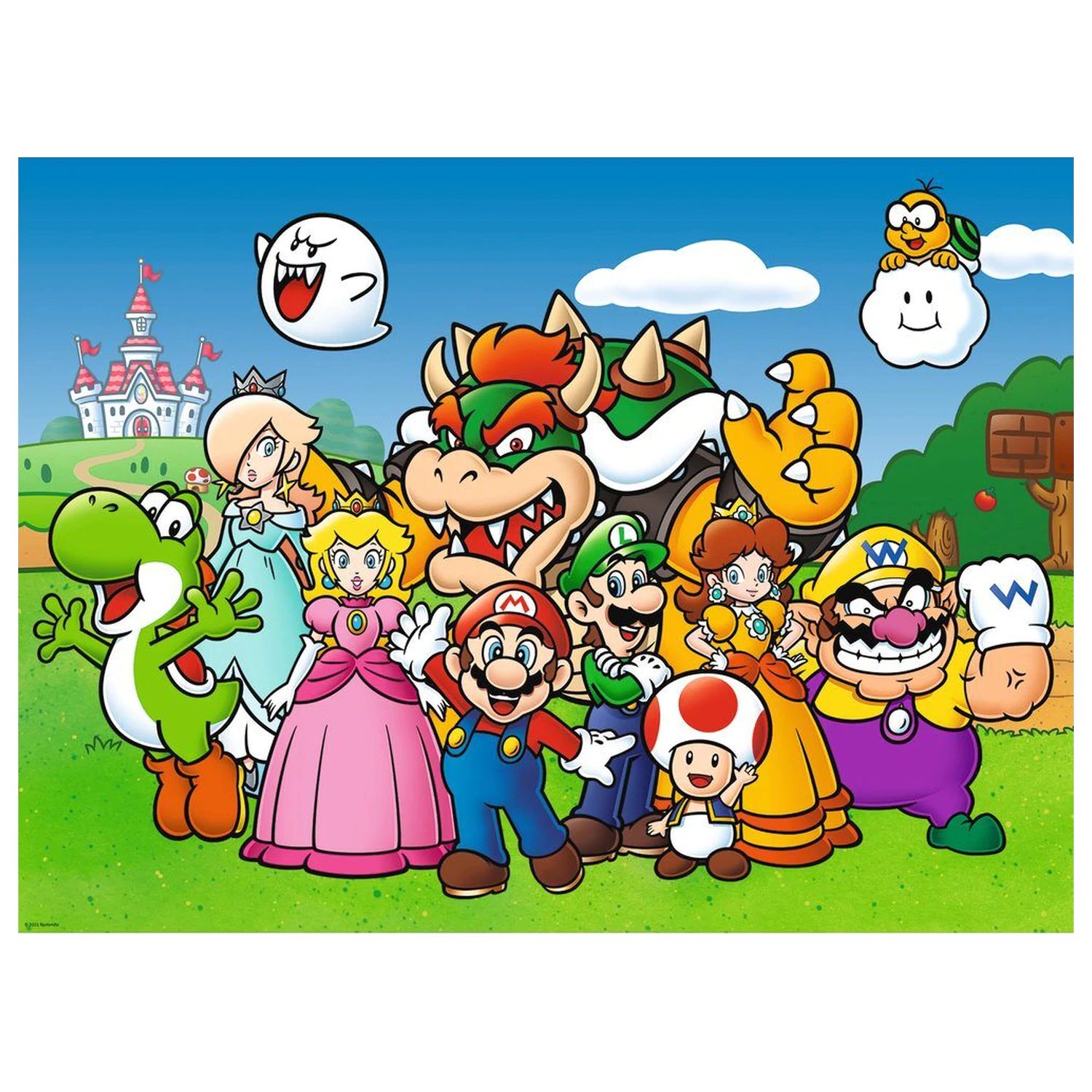 Super Mario Bros XXL puzzle 100 de piese poza produsului