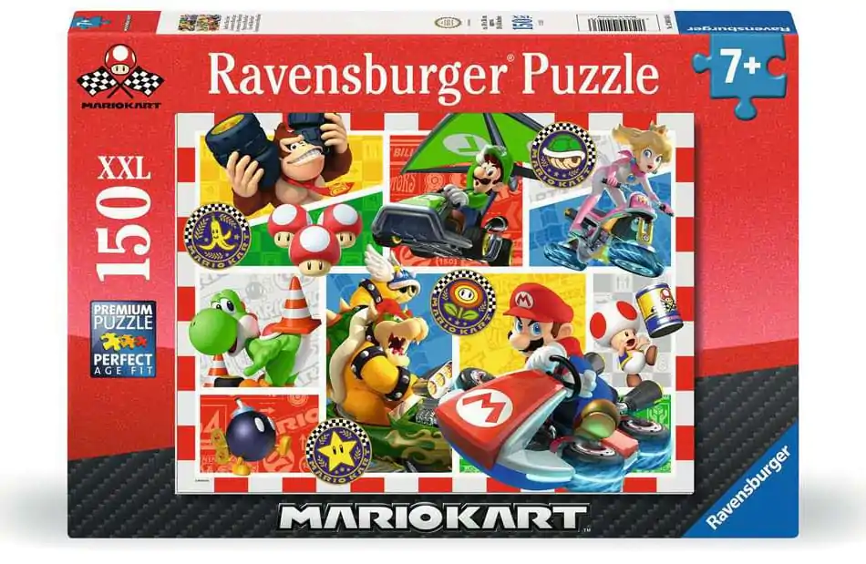 Puzzle pentru copii Super Mario XXL Fun with Mario Kart (150 piese) poza produsului