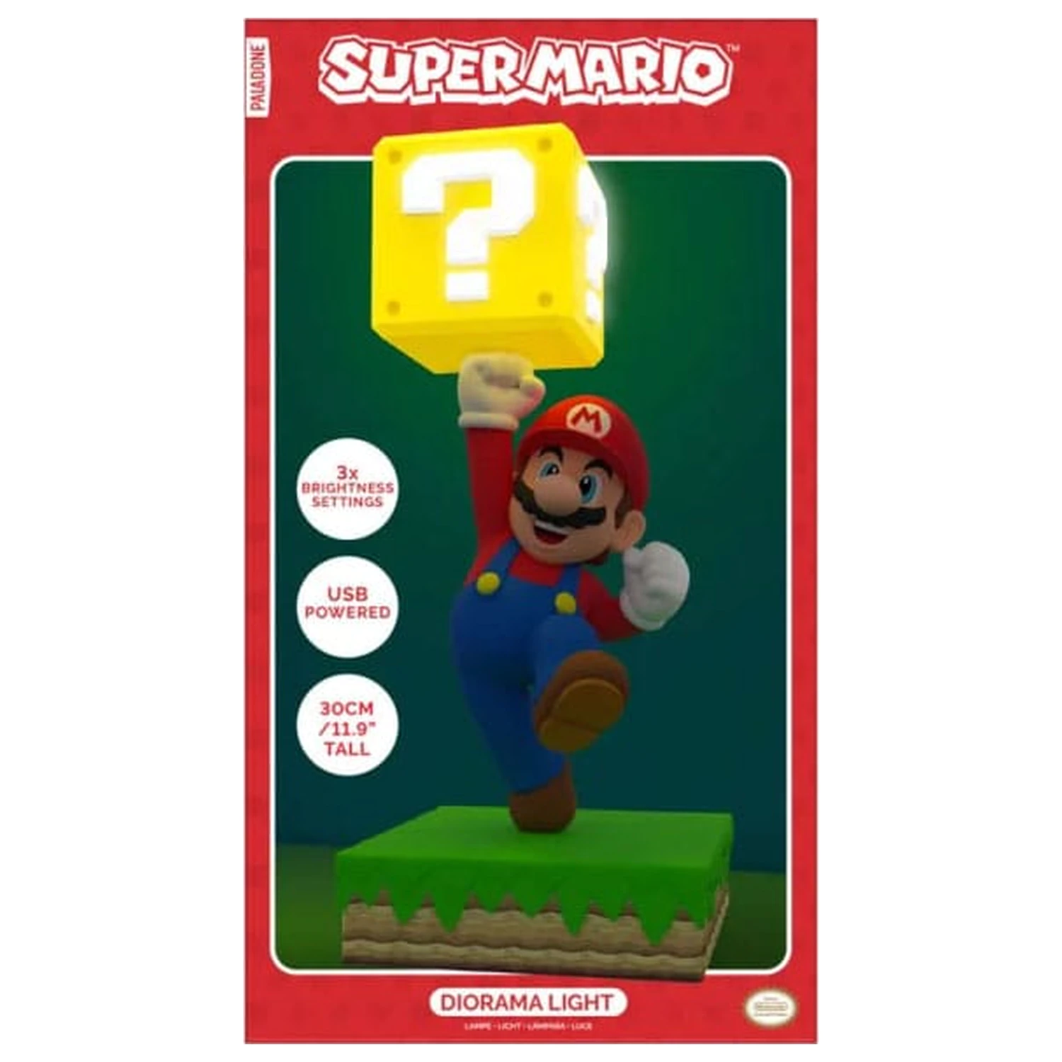 Super Mario Diorama Lumina Mario poza produsului