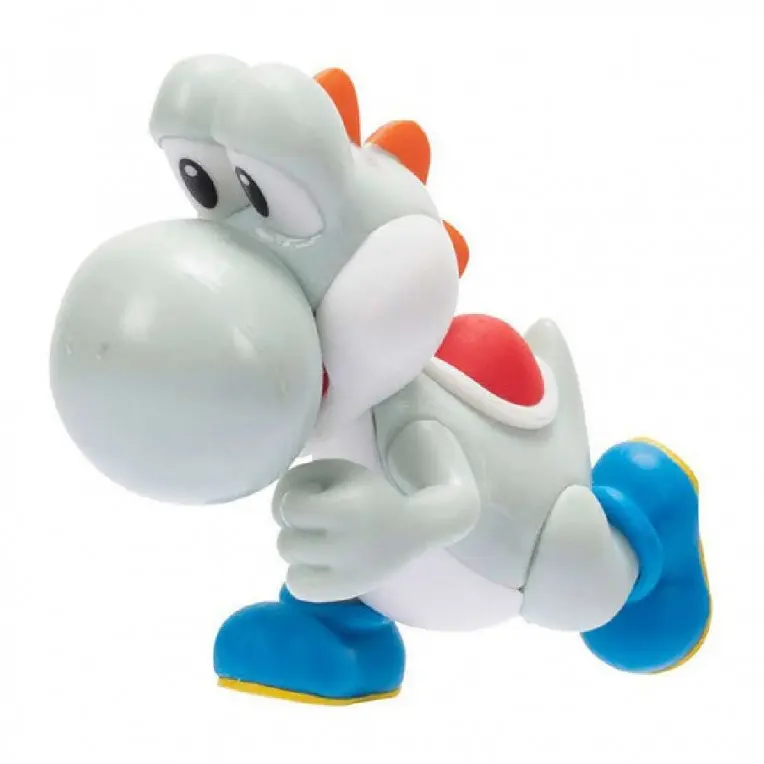 Figurină Super Mario White Yoshi 6cm poza produsului