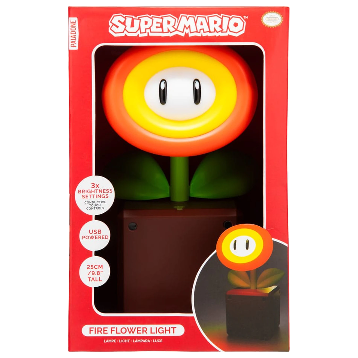 Super Mario Lampa Light Fire Flower poza produsului