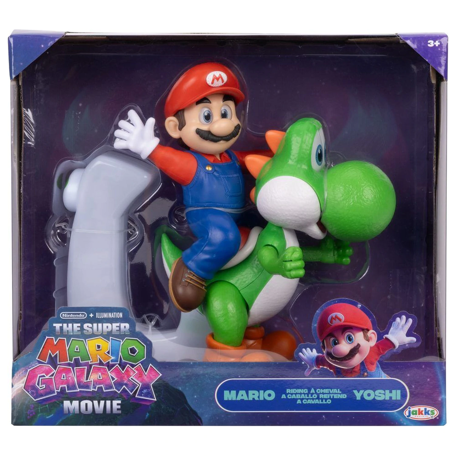 Super Mario Galaxy Movie figurina Mario & Yoshi poza produsului