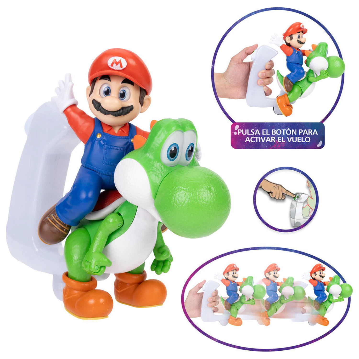 Super Mario Galaxy Movie figurina Mario & Yoshi poza produsului