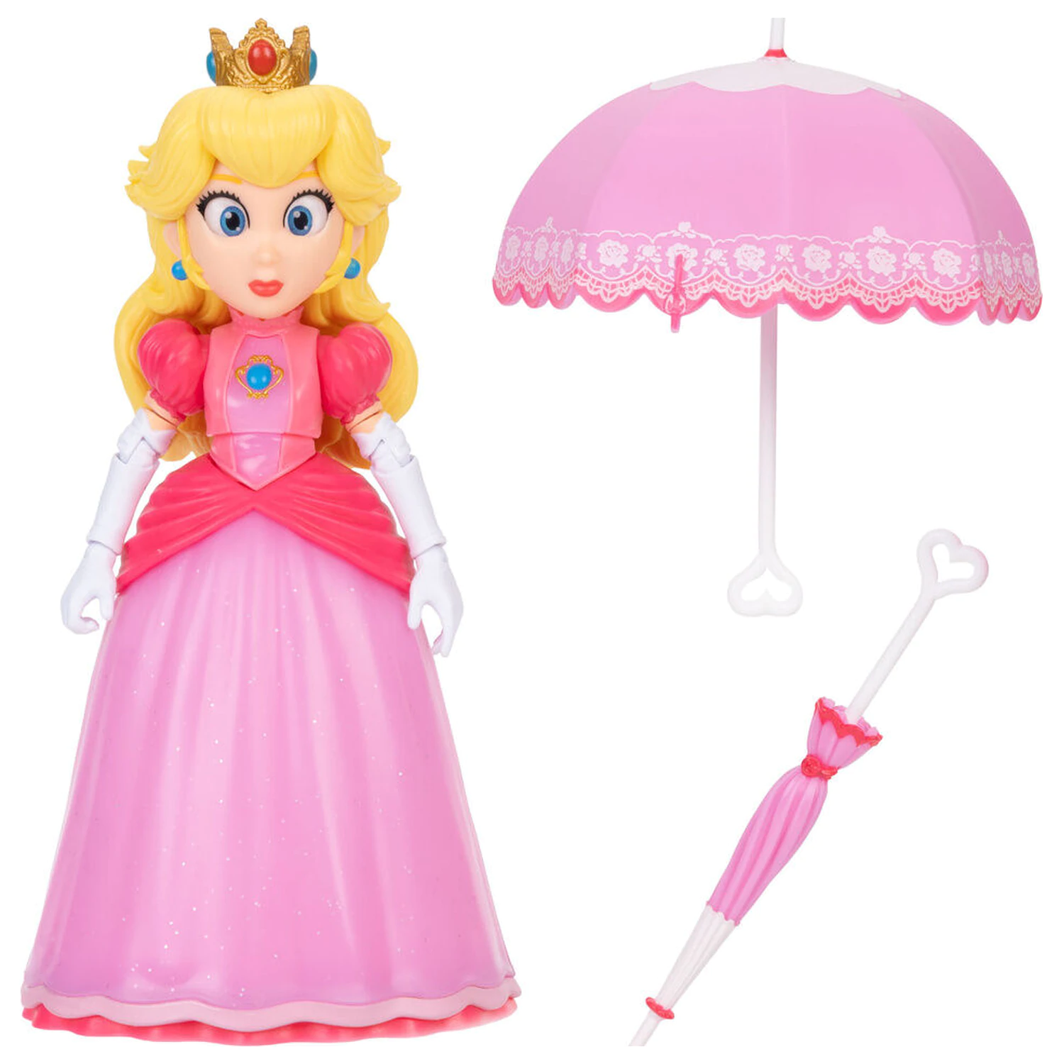 Super Mario Galaxy Movie figurina Peach 13cm poza produsului