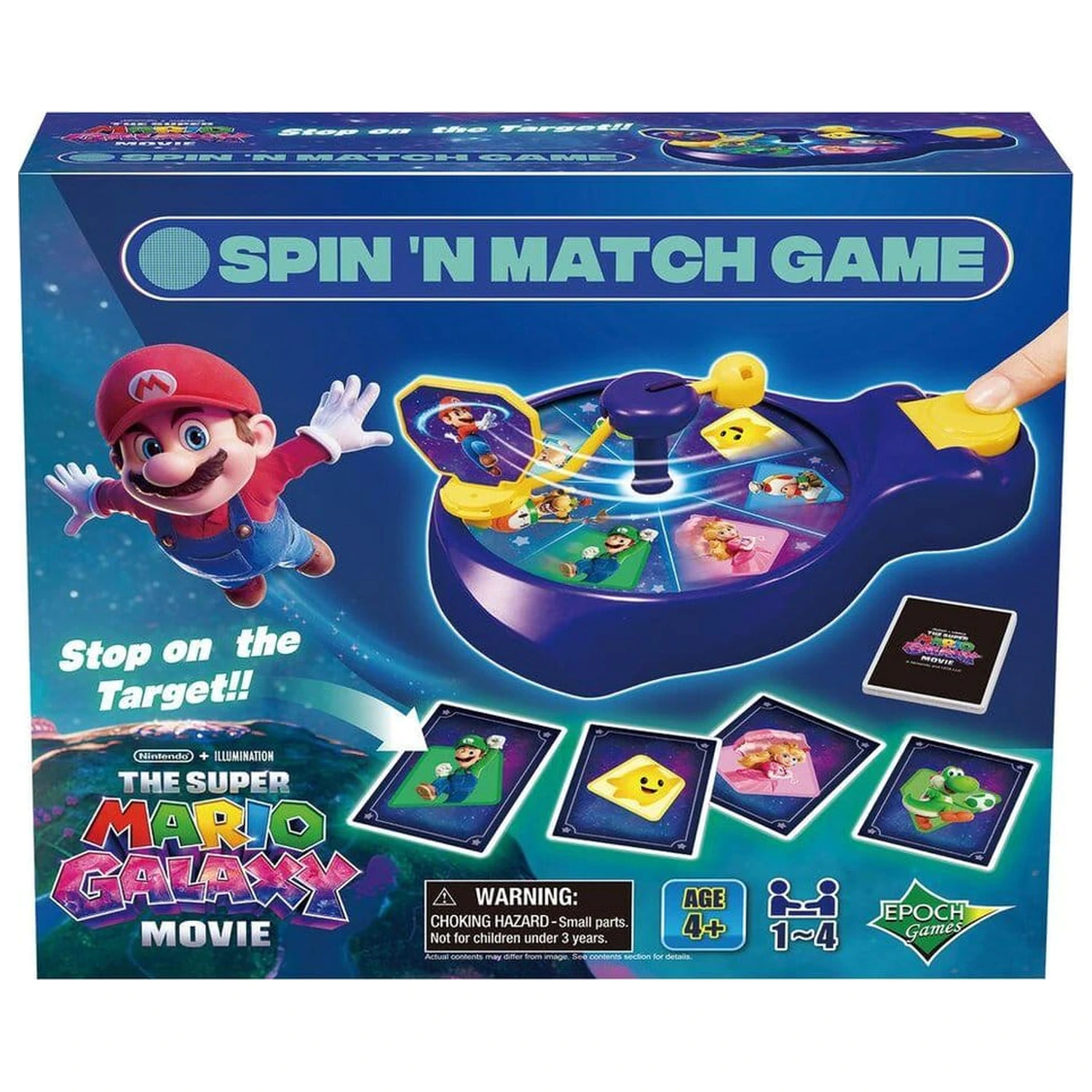 Joc Super Mario Galaxy Movie Spin'n Match poza produsului
