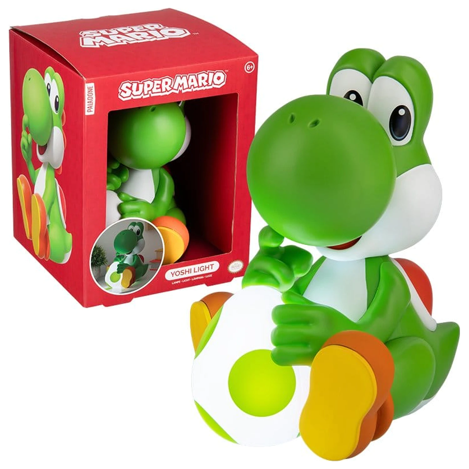 Super Mario GloBuddies Light Yoshi 18 cm poza produsului