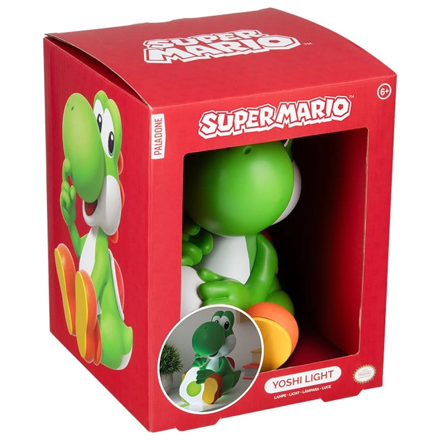 Super Mario GloBuddies Light Yoshi 18 cm poza produsului