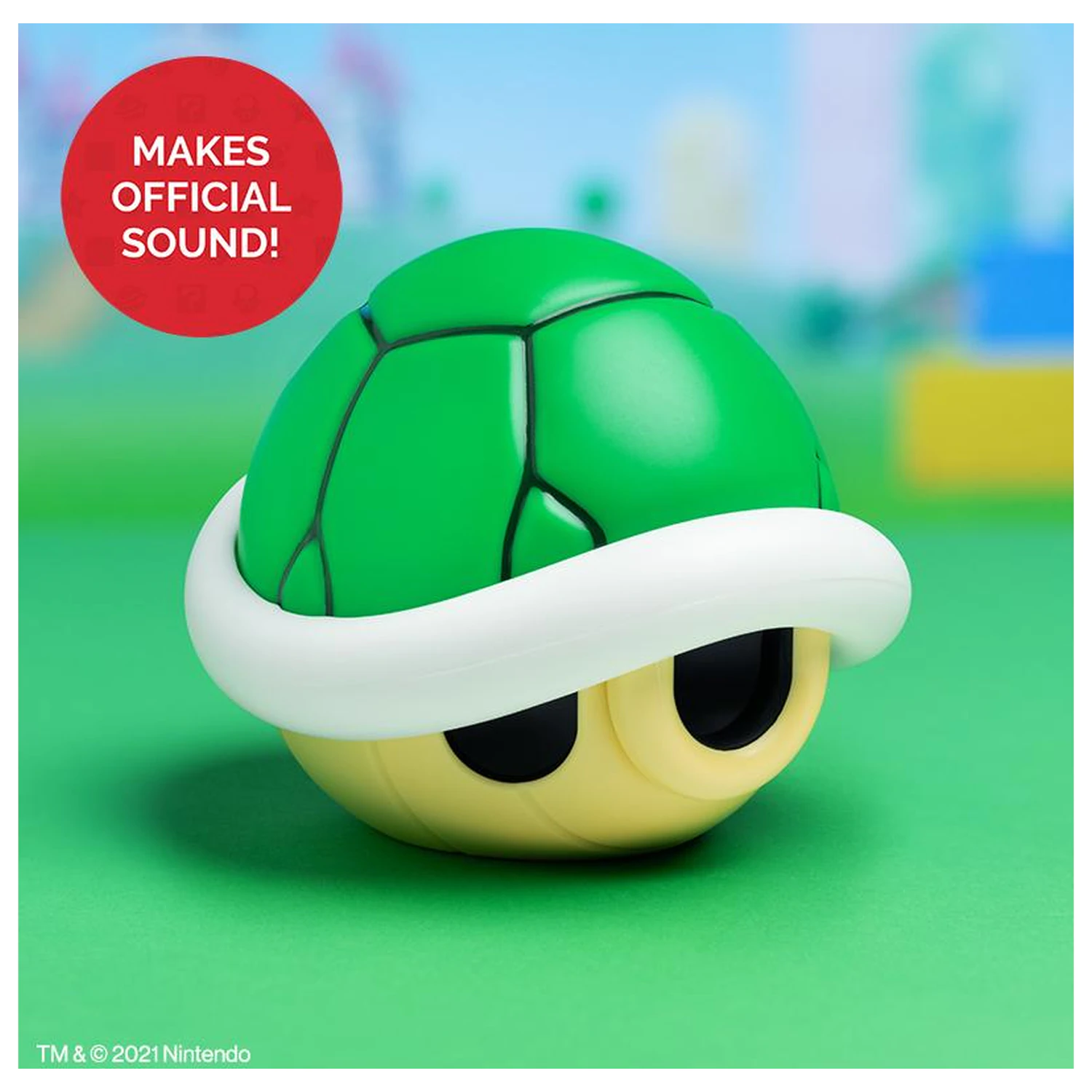Super Mario Green Shell Lampa decorativa cu sunet 15cm poza produsului