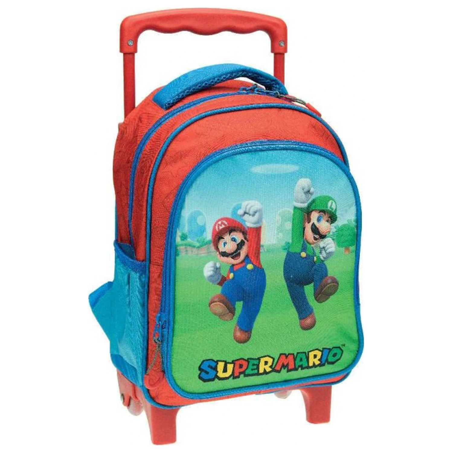 Super Mario Jump Rolling Rucsac prescolar, Geanta 30 cm poza produsului
