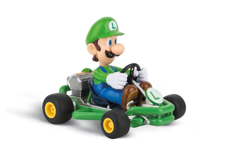 Super Mario Kart RC masina teleghidata 1/18 2.4GHz Pipe Kart Luigi poza produsului